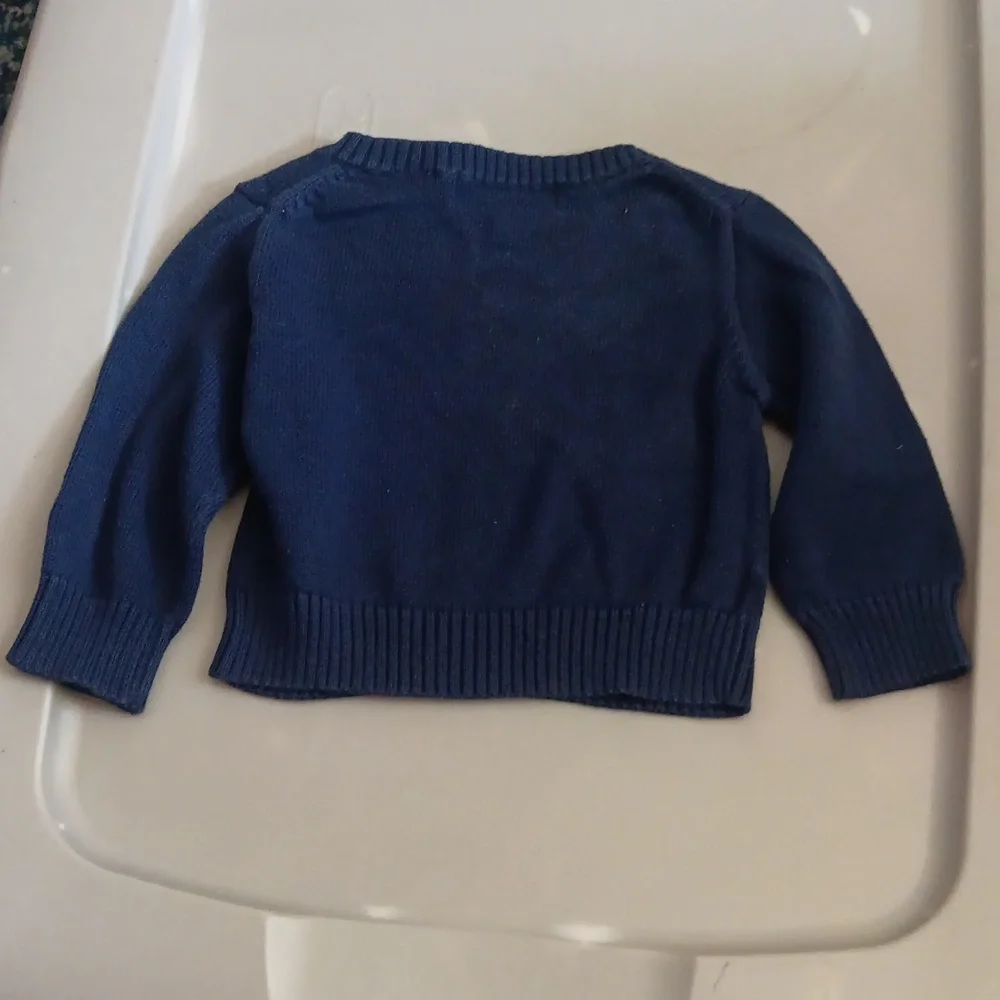 Ralph Lauren navy v-neck sweater